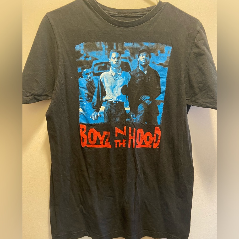 Retro Mens Medium Black Boyz N The Hood Movie Teeshirt